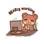Bearly Working-Unisex-Zip-Up-Sweatshirt-TechraNova