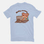 Bearly Working-Womens-Basic-Tee-TechraNova