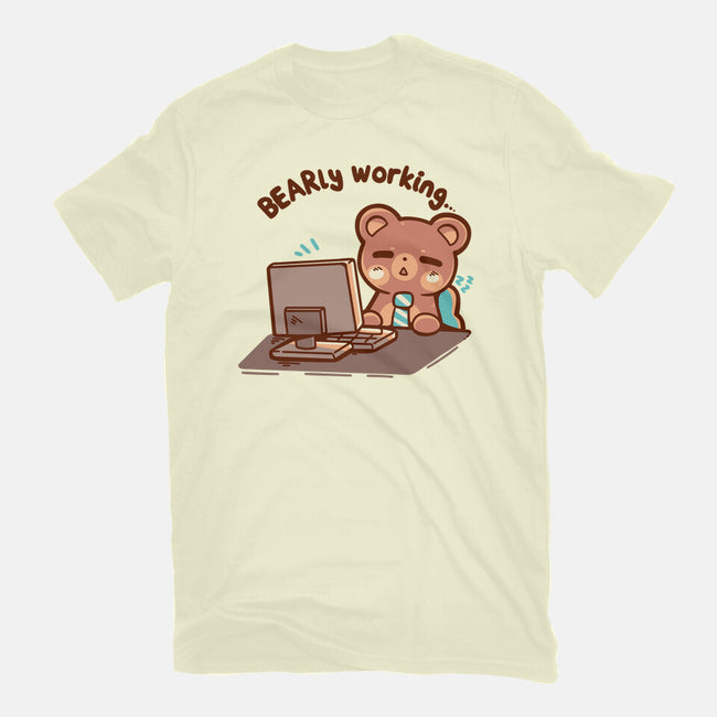 Bearly Working-Mens-Basic-Tee-TechraNova