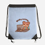 Bearly Working-None-Drawstring-Bag-TechraNova