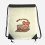 Bearly Working-None-Drawstring-Bag-TechraNova