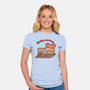Bearly Working-Womens-Fitted-Tee-TechraNova