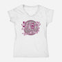 Into The Sunset-Womens-V-Neck-Tee-palmstreet