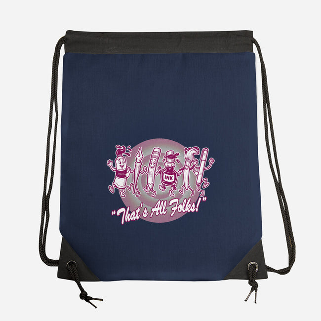 Into The Sunset-None-Drawstring-Bag-palmstreet