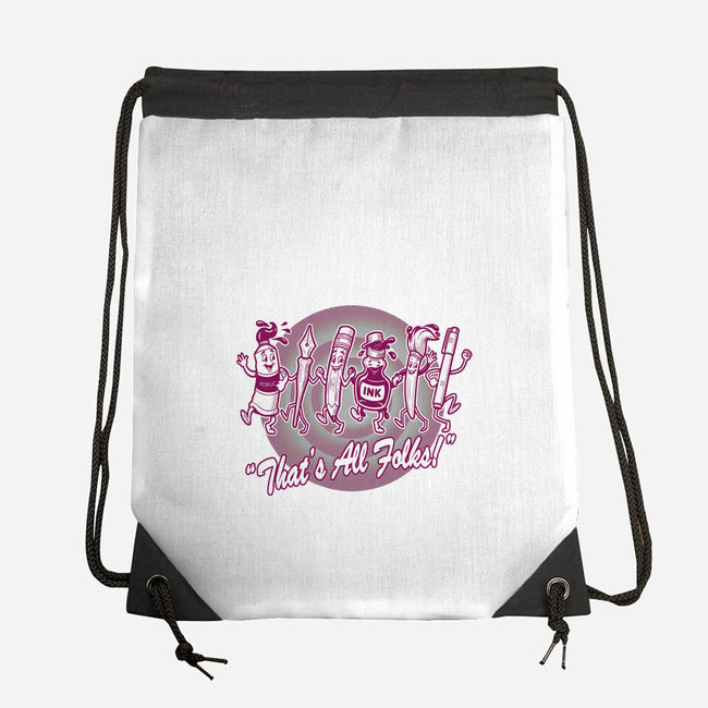 Into The Sunset-None-Drawstring-Bag-palmstreet
