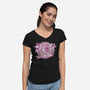 Into The Sunset-Womens-V-Neck-Tee-palmstreet