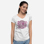 Into The Sunset-Womens-V-Neck-Tee-palmstreet