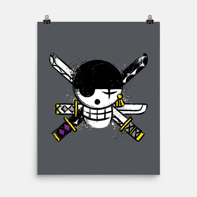 I Am A Pirate Hunter-None-Matte-Poster-DrMonekers
