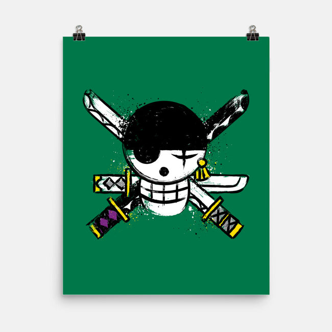I Am A Pirate Hunter-None-Matte-Poster-DrMonekers