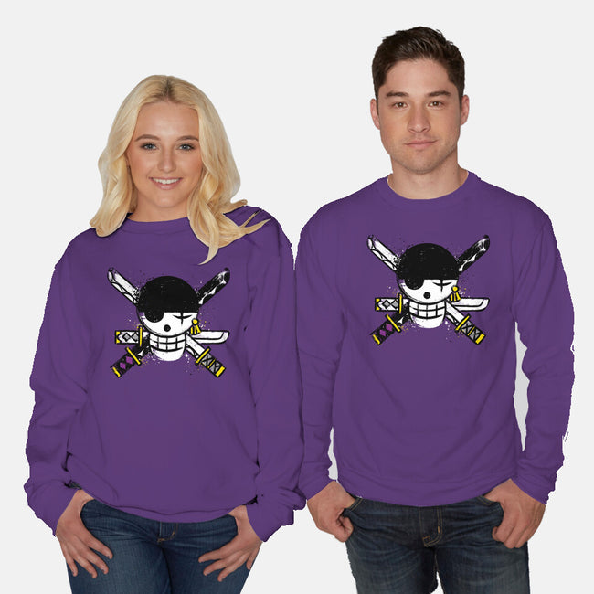 I Am A Pirate Hunter-Unisex-Crew Neck-Sweatshirt-DrMonekers