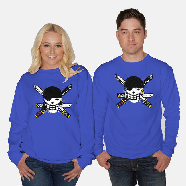 I Am A Pirate Hunter-Unisex-Crew Neck-Sweatshirt-DrMonekers