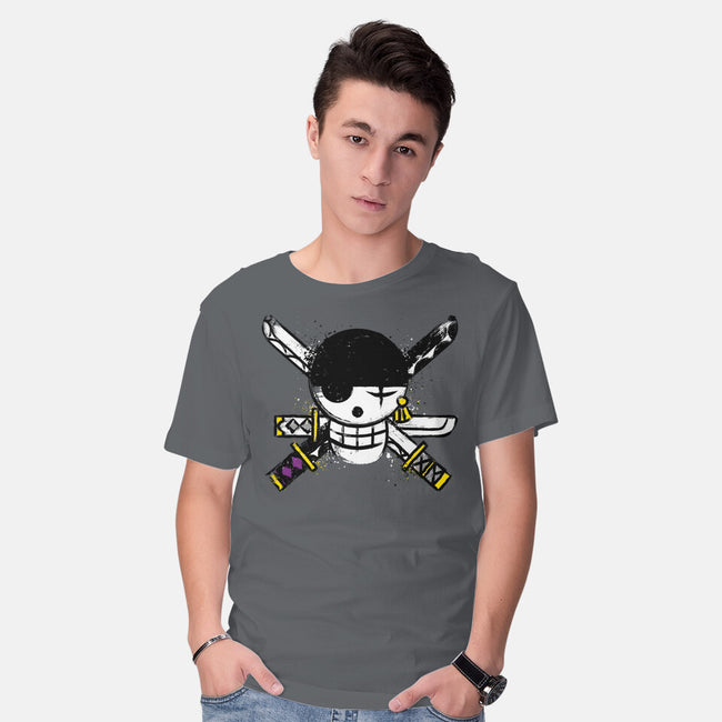 I Am A Pirate Hunter-Mens-Basic-Tee-DrMonekers