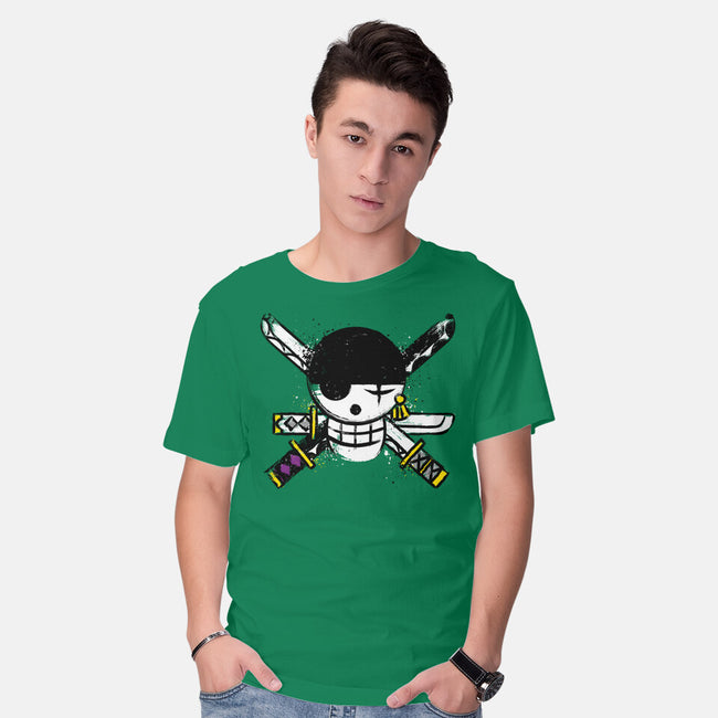 I Am A Pirate Hunter-Mens-Basic-Tee-DrMonekers