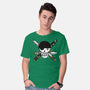 I Am A Pirate Hunter-Mens-Basic-Tee-DrMonekers