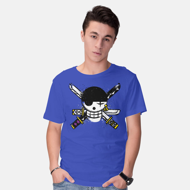 I Am A Pirate Hunter-Mens-Basic-Tee-DrMonekers