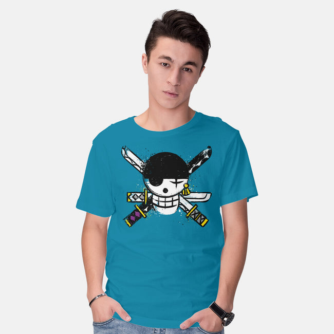 I Am A Pirate Hunter-Mens-Basic-Tee-DrMonekers