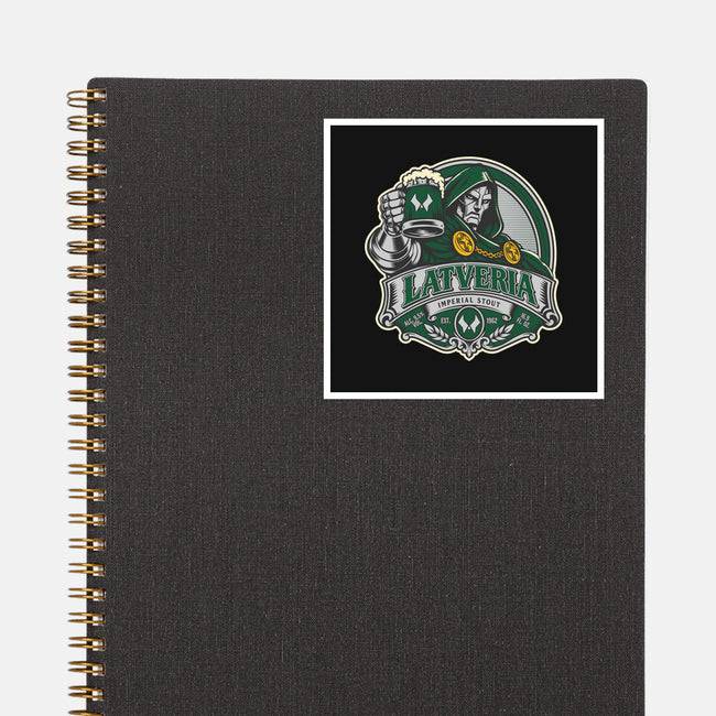 Latveria Imperial Stout-None-Glossy-Sticker-CarloJ1956