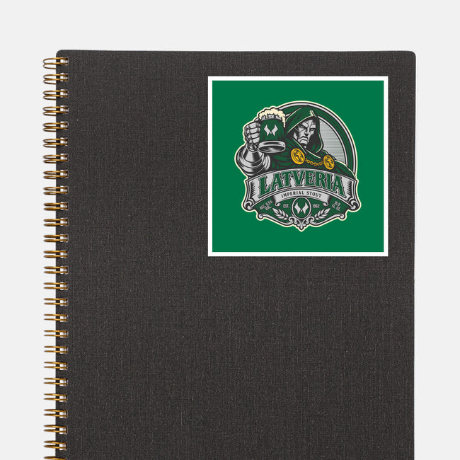 Latveria Imperial Stout-None-Glossy-Sticker-CarloJ1956