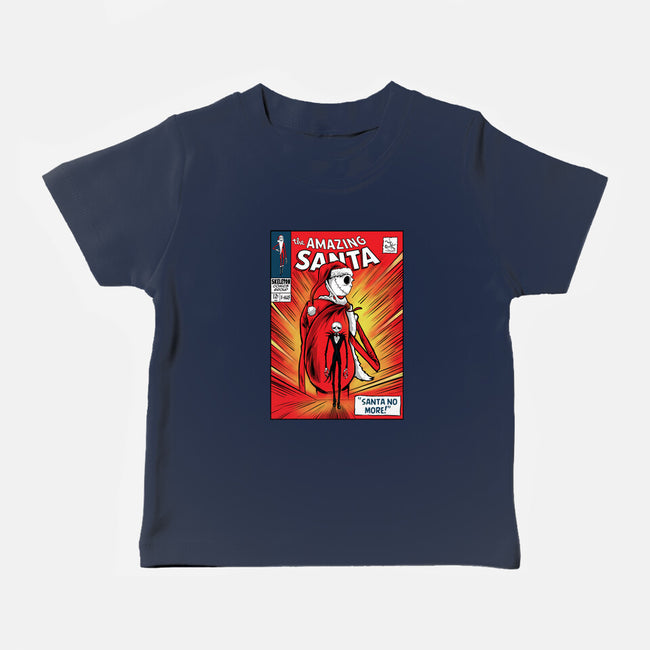 Amazing Santa-Baby-Basic-Tee-zascanauta