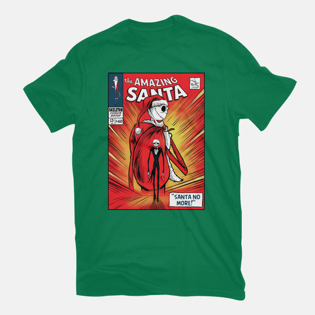 Amazing Santa-Unisex-Basic-Tee-zascanauta