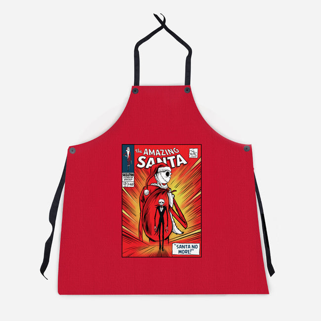 Amazing Santa-Unisex-Kitchen-Apron-zascanauta