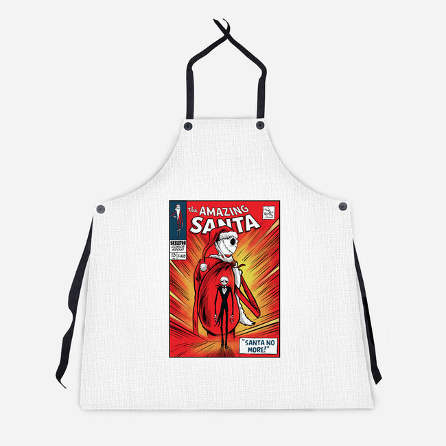 Amazing Santa-Unisex-Kitchen-Apron-zascanauta