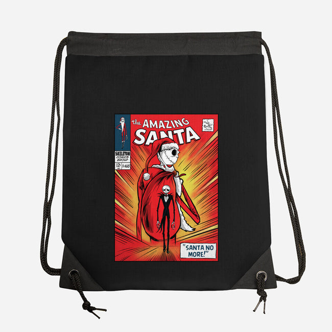 Amazing Santa-None-Drawstring-Bag-zascanauta