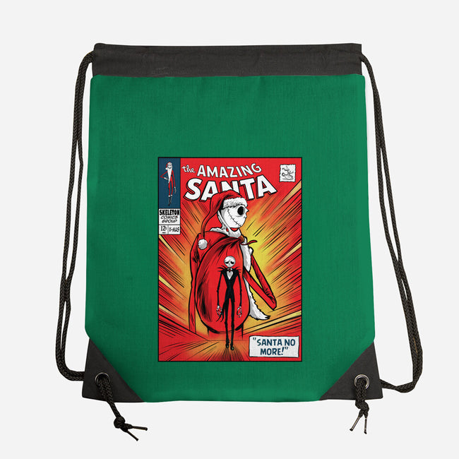 Amazing Santa-None-Drawstring-Bag-zascanauta