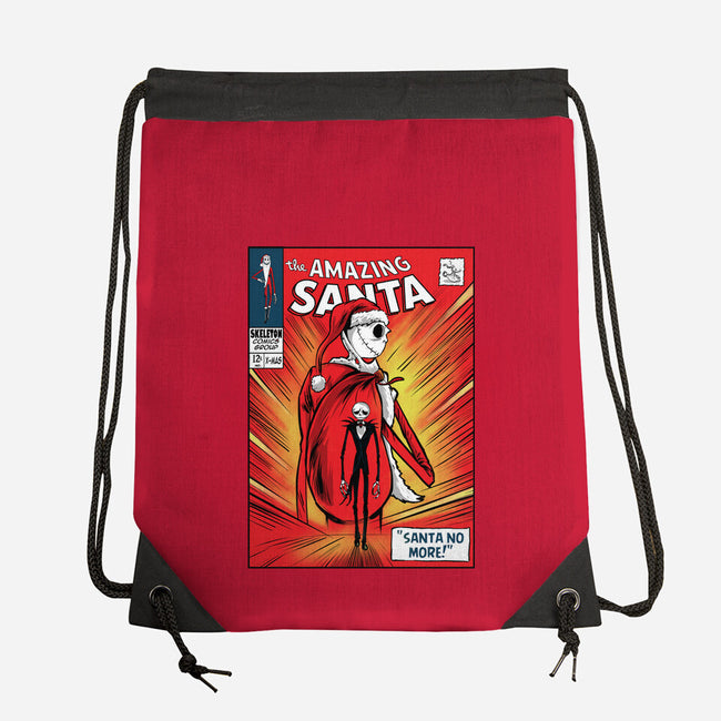Amazing Santa-None-Drawstring-Bag-zascanauta