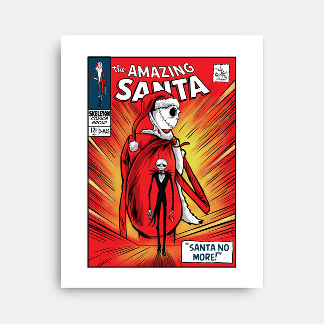 Amazing Santa-None-Stretched-Canvas-zascanauta