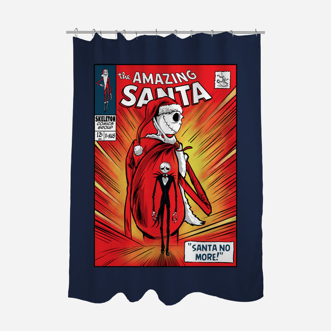 Amazing Santa-None-Polyester-Shower Curtain-zascanauta