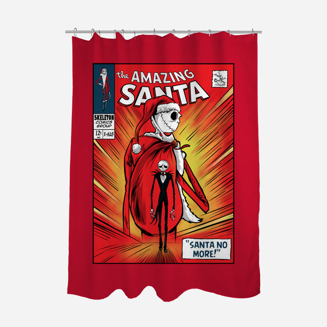 Amazing Santa-None-Polyester-Shower Curtain-zascanauta
