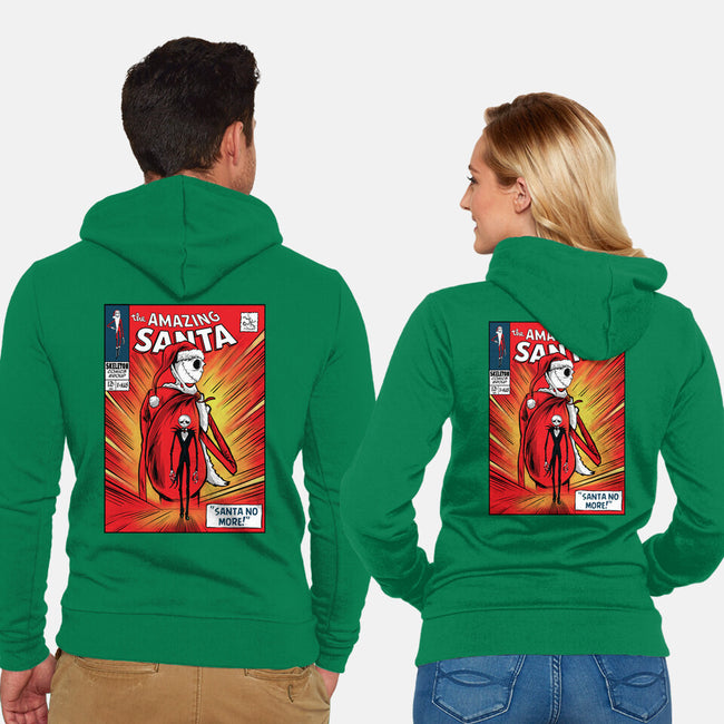 Amazing Santa-Unisex-Zip-Up-Sweatshirt-zascanauta