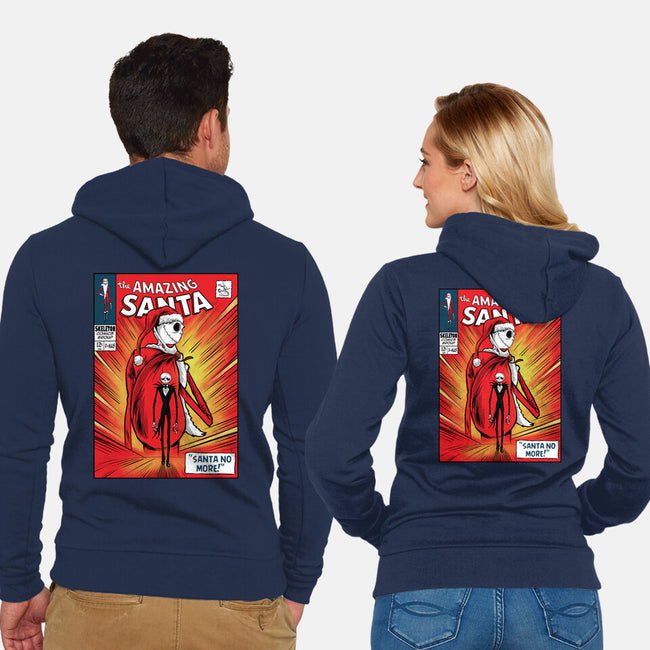 Amazing Santa-Unisex-Zip-Up-Sweatshirt-zascanauta