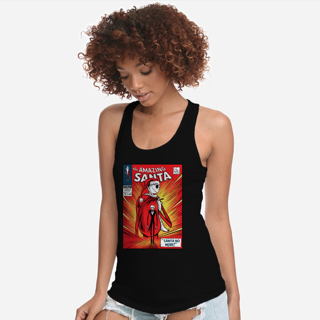 Amazing Santa-Womens-Racerback-Tank-zascanauta