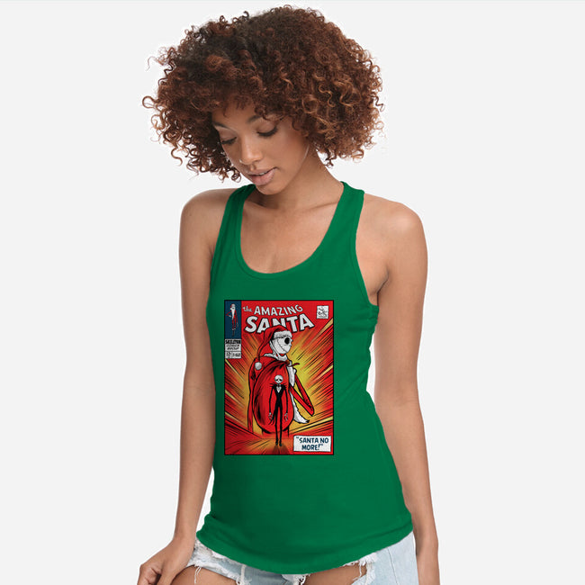 Amazing Santa-Womens-Racerback-Tank-zascanauta