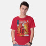 Amazing Santa-Mens-Basic-Tee-zascanauta