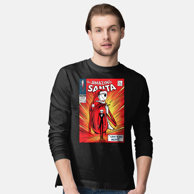 Amazing Santa-Mens-Long Sleeved-Tee-zascanauta
