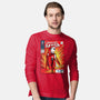 Amazing Santa-Mens-Long Sleeved-Tee-zascanauta