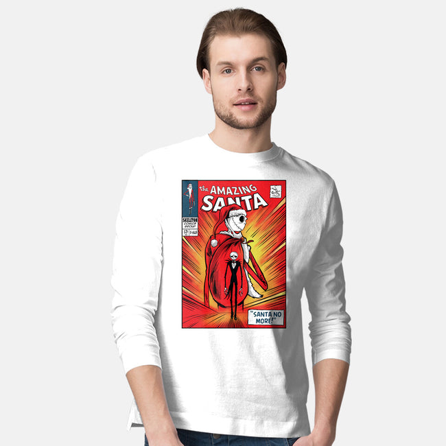 Amazing Santa-Mens-Long Sleeved-Tee-zascanauta