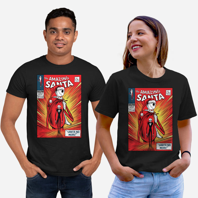 Amazing Santa-Unisex-Basic-Tee-zascanauta