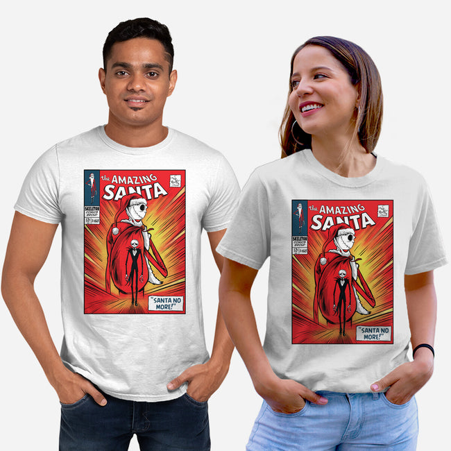 Amazing Santa-Unisex-Basic-Tee-zascanauta
