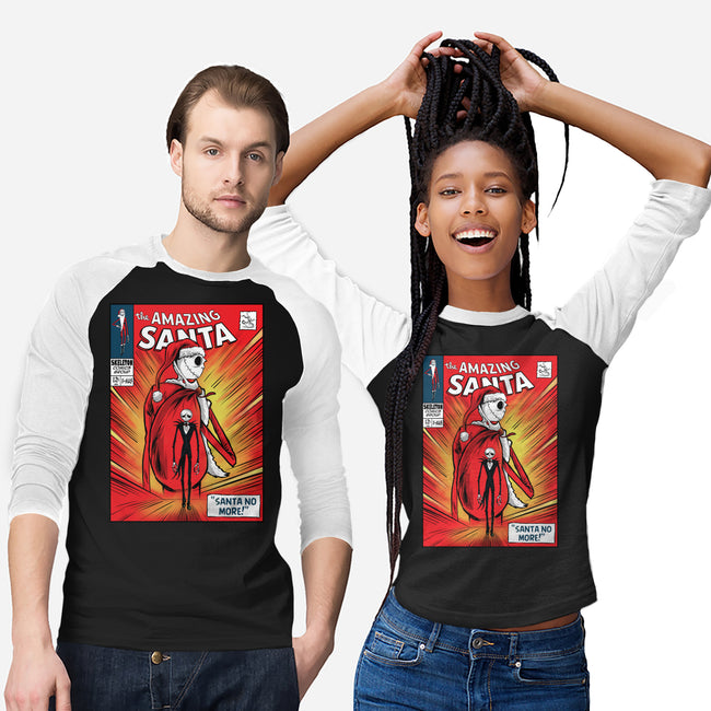 Amazing Santa-Unisex-Baseball-Tee-zascanauta