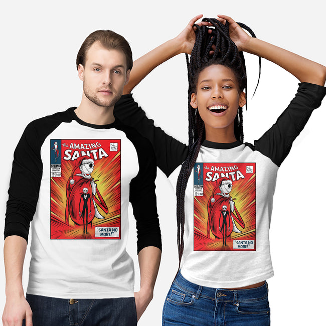 Amazing Santa-Unisex-Baseball-Tee-zascanauta