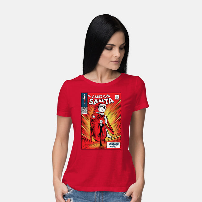 Amazing Santa-Womens-Basic-Tee-zascanauta