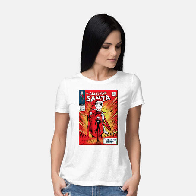 Amazing Santa-Womens-Basic-Tee-zascanauta