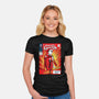 Amazing Santa-Womens-Fitted-Tee-zascanauta