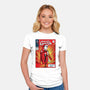 Amazing Santa-Womens-Fitted-Tee-zascanauta