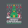 Hoppy Christmas Tree Frog-None-Stretched-Canvas-NemiMakeit