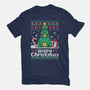 Hoppy Christmas Tree Frog-Mens-Basic-Tee-NemiMakeit